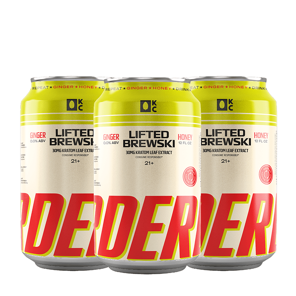 DER Ginger Honey Lifted Kratom Brewski, 30mg, 4 Pack - korthals-collection