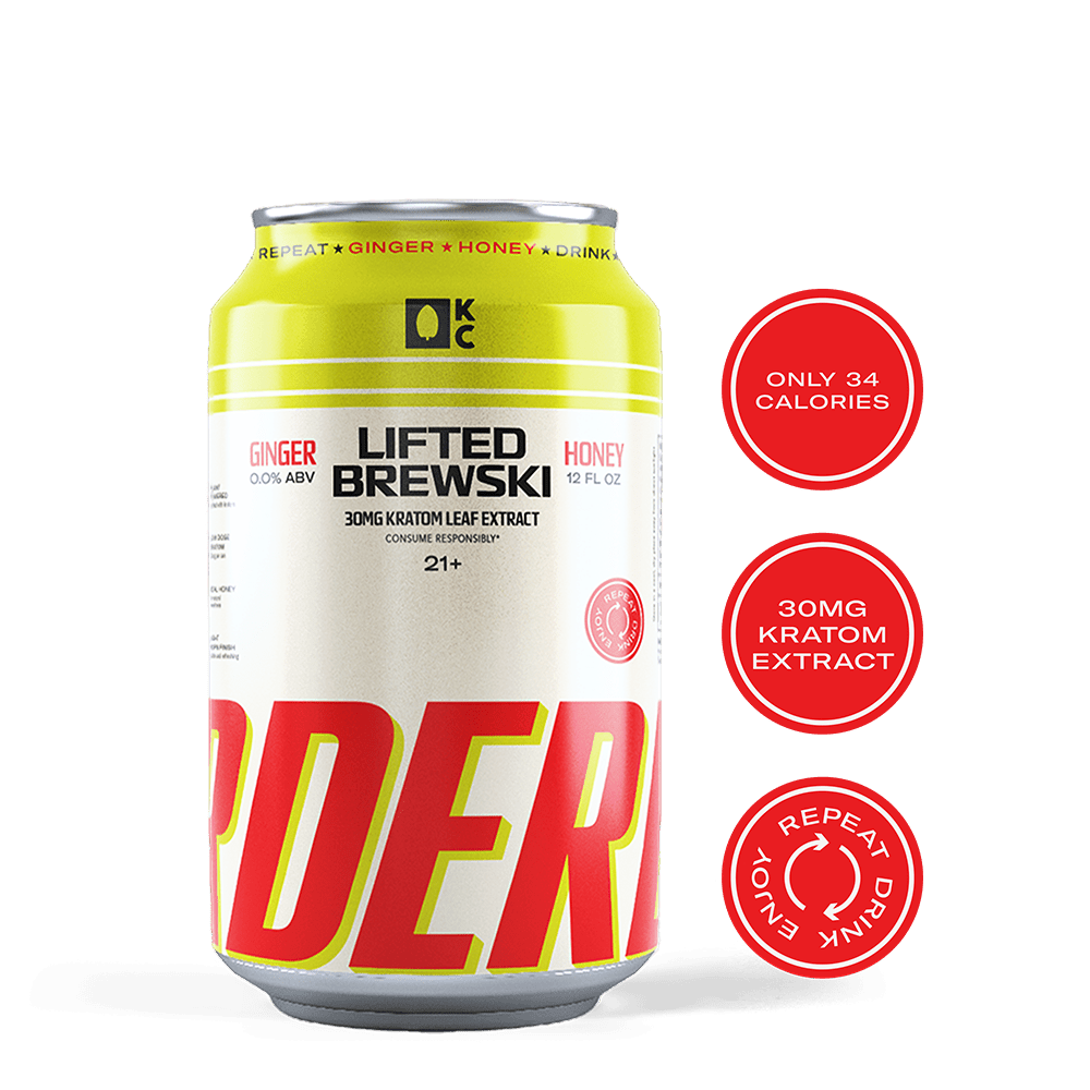 DER Ginger Honey Lifted Kratom Brewski, 30mg, 4 Pack - korthals-collection