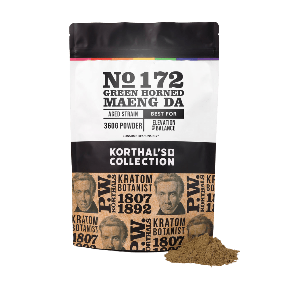 No 172 Green Horned Maeng Da Kratom Powder - korthals - collection