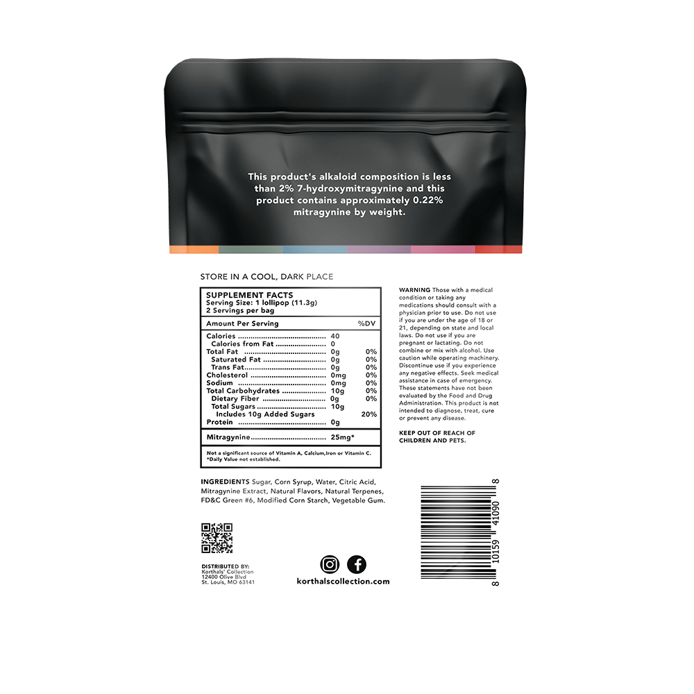 No. 357 Kratom Lollipops 2pk (25mg each) - korthals - collection