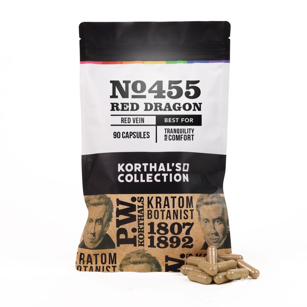 No 455 Red Dragon Kratom Capsules - korthals - collection