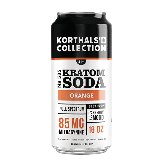 No. 535 Kratom Soda - Orange, 4 Pack - korthals - collection