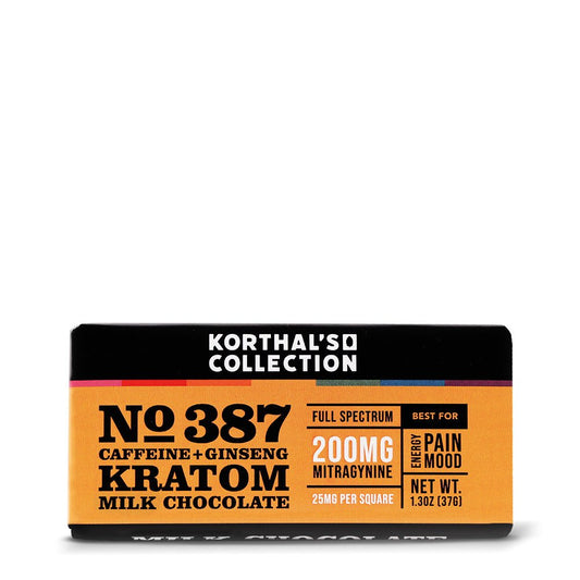 No 387 Caffeine + Ginseng Kratom Chocolate Bars - korthals - collection
