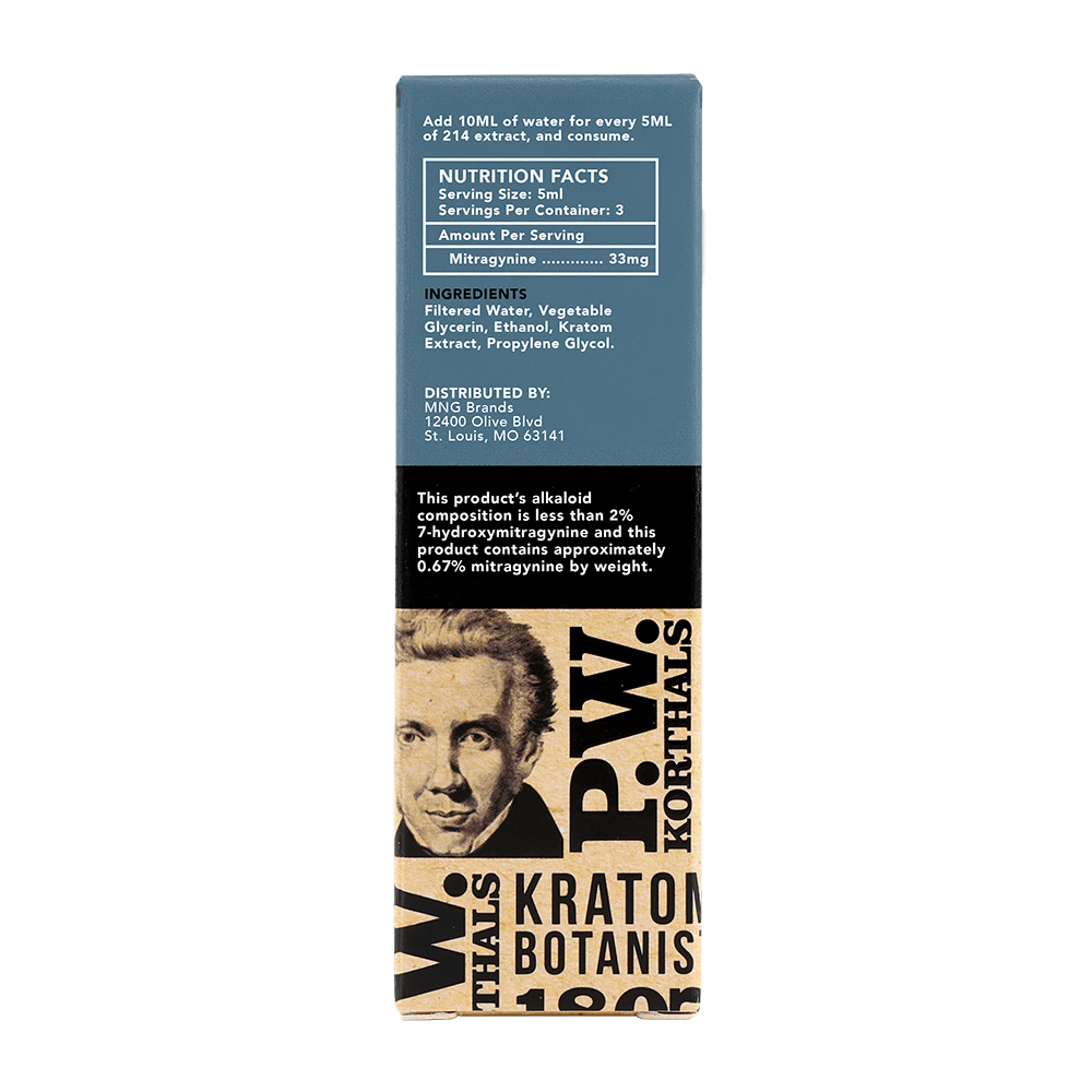 Box of 12 No. 214 Korthal Collection Kratom Extract - korthals - collection