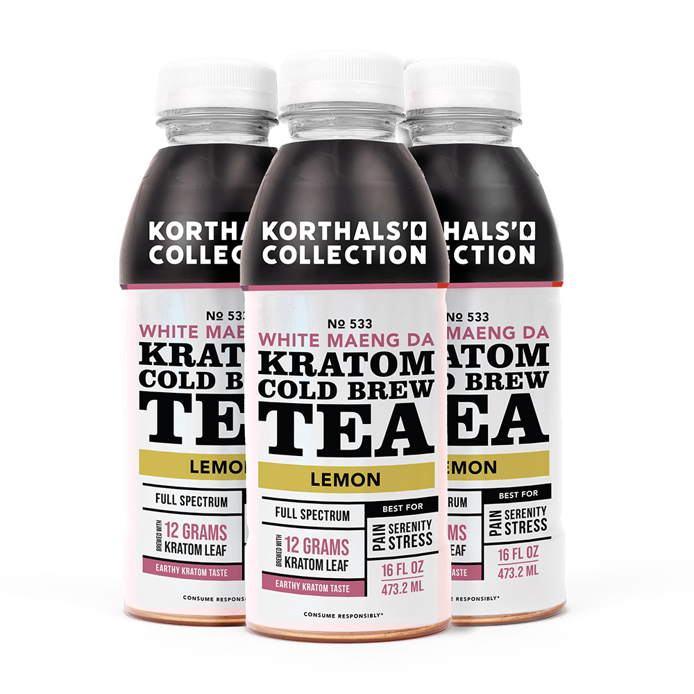 Korthal's Collection No. 533 Kratom Cold Brew Tea White Maeng Da, 3 Pack - korthals - collection