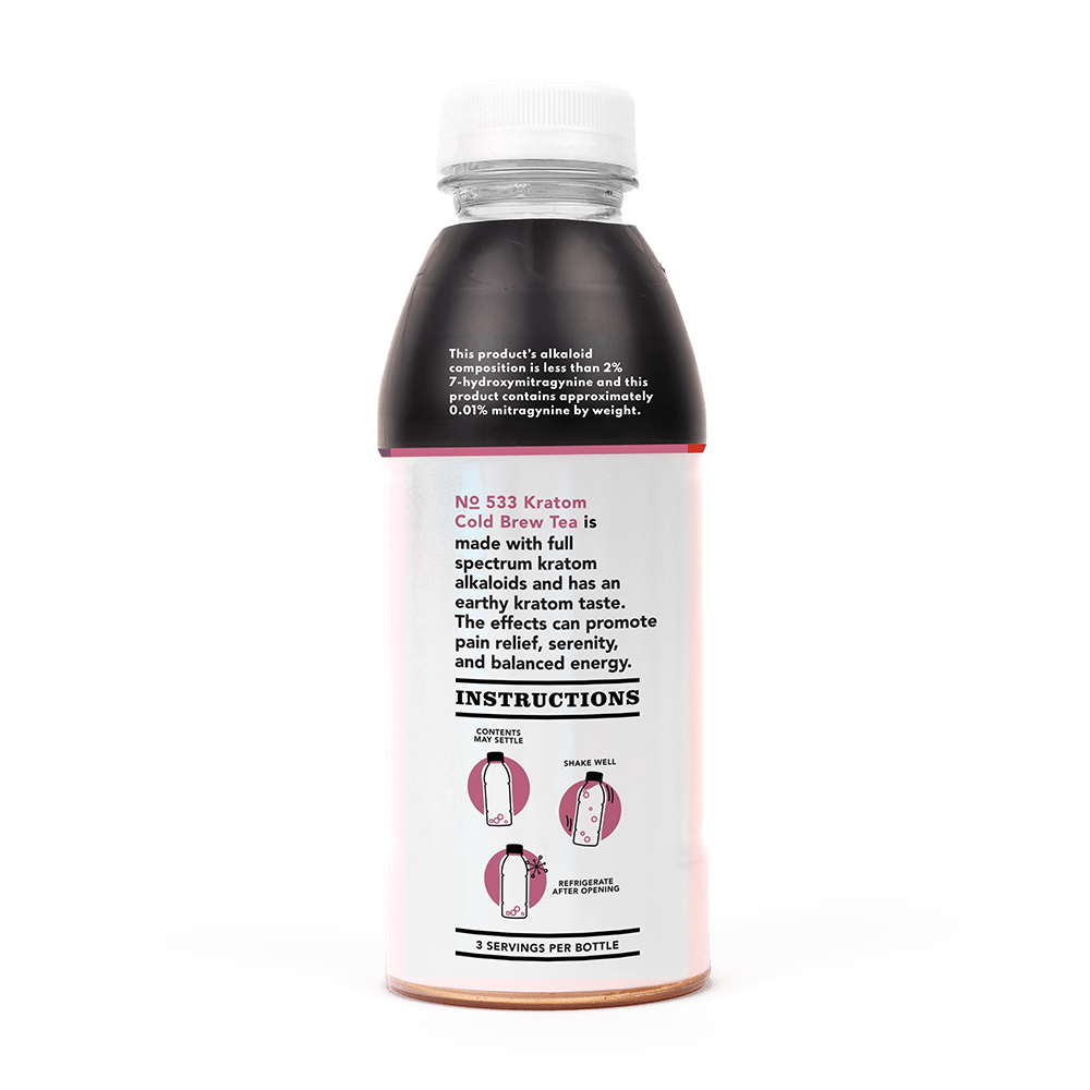 Korthal's Collection No. 533 Kratom Cold Brew Tea White Maeng Da, 3 Pack - korthals - collection