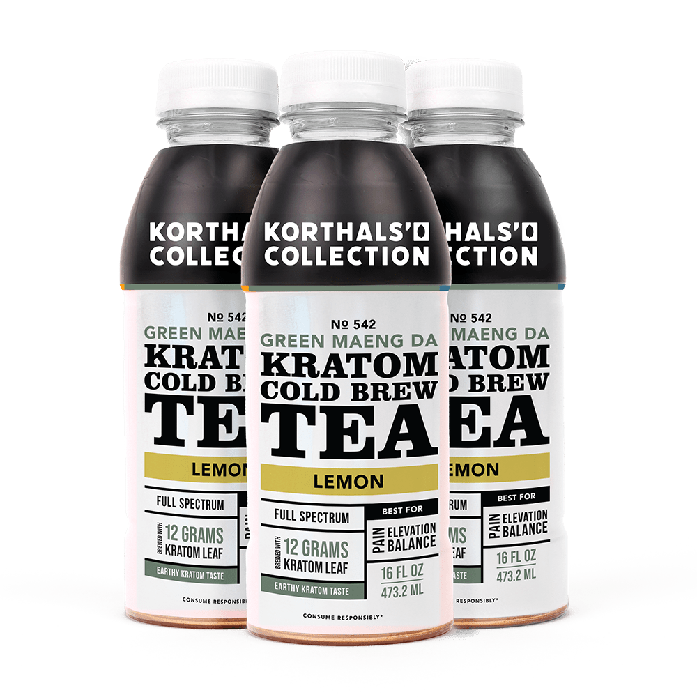 Korthal's Collection No. 542 Kratom Cold Brew Tea Green Maeng Da, 3 Pack - korthals - collection