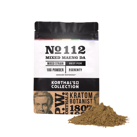 No 112 Mixed Maeng Da Kratom Powder - korthals - collection