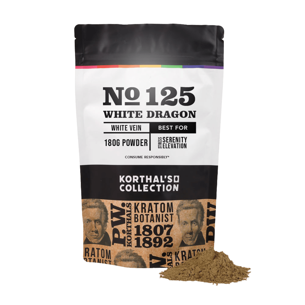 No 125 White Dragon Kratom Powder - korthals - collection