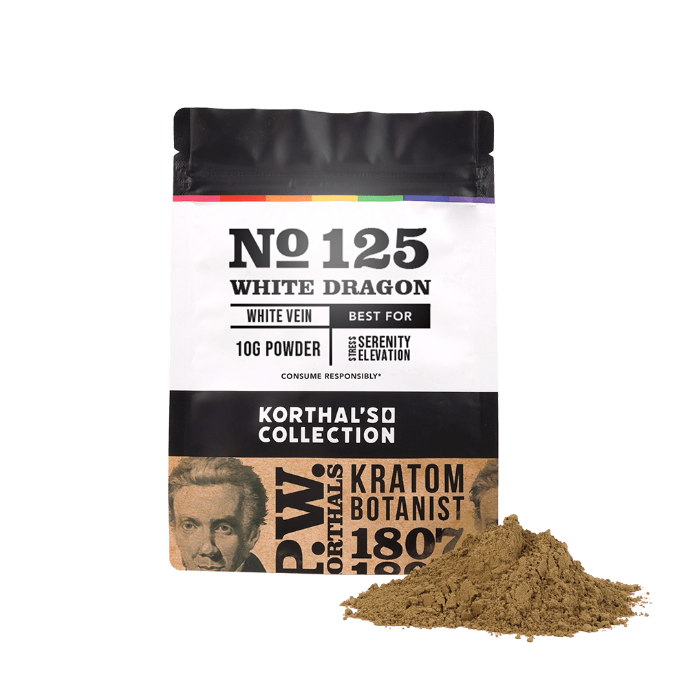 No 125 White Dragon Kratom Powder - korthals - collection