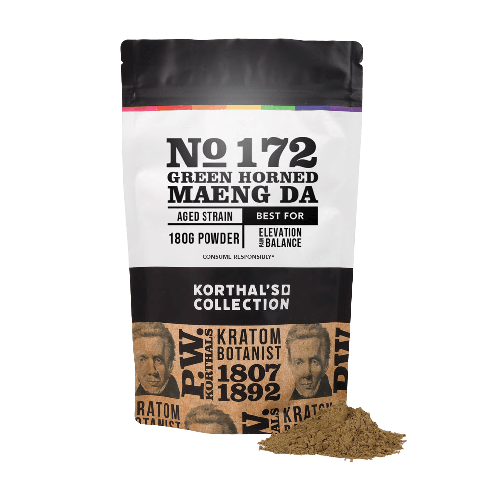 No 172 Green Horned Maeng Da Kratom Powder - korthals - collection