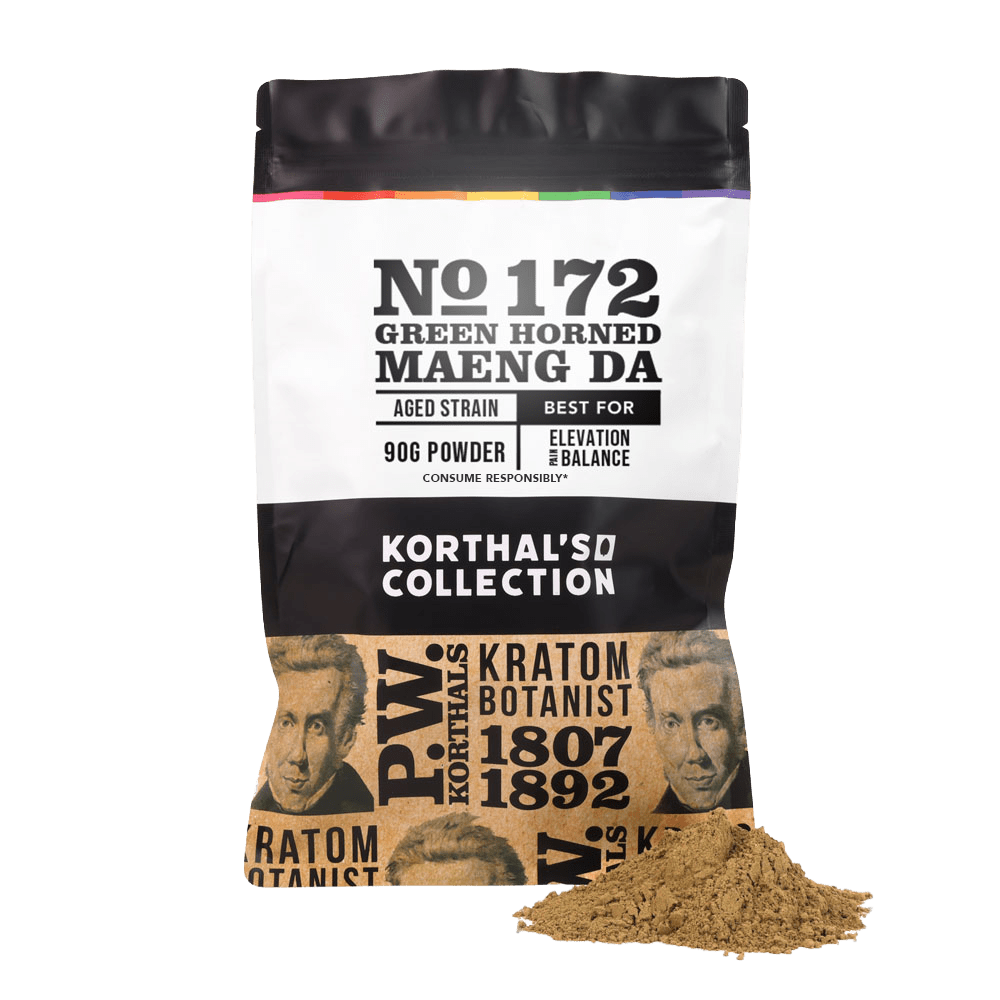 No 172 Green Horned Maeng Da Kratom Powder - korthals - collection