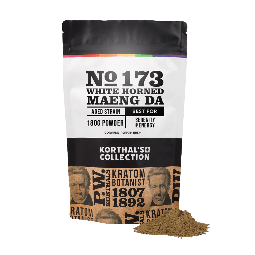 No 173 White Horned Maeng Da Kratom Powder - korthals - collection
