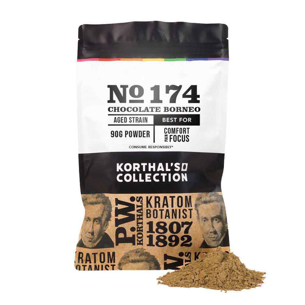 No 174 Chocolate Borneo Kratom Powder - korthals - collection