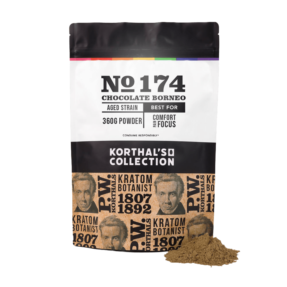 No 174 Chocolate Borneo Kratom Powder - korthals - collection