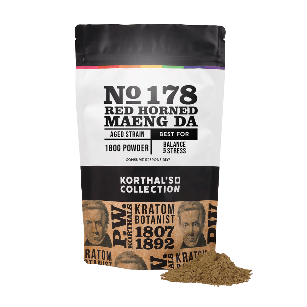 No 178 Red Horned Maeng Da Kratom Powder - korthals - collection