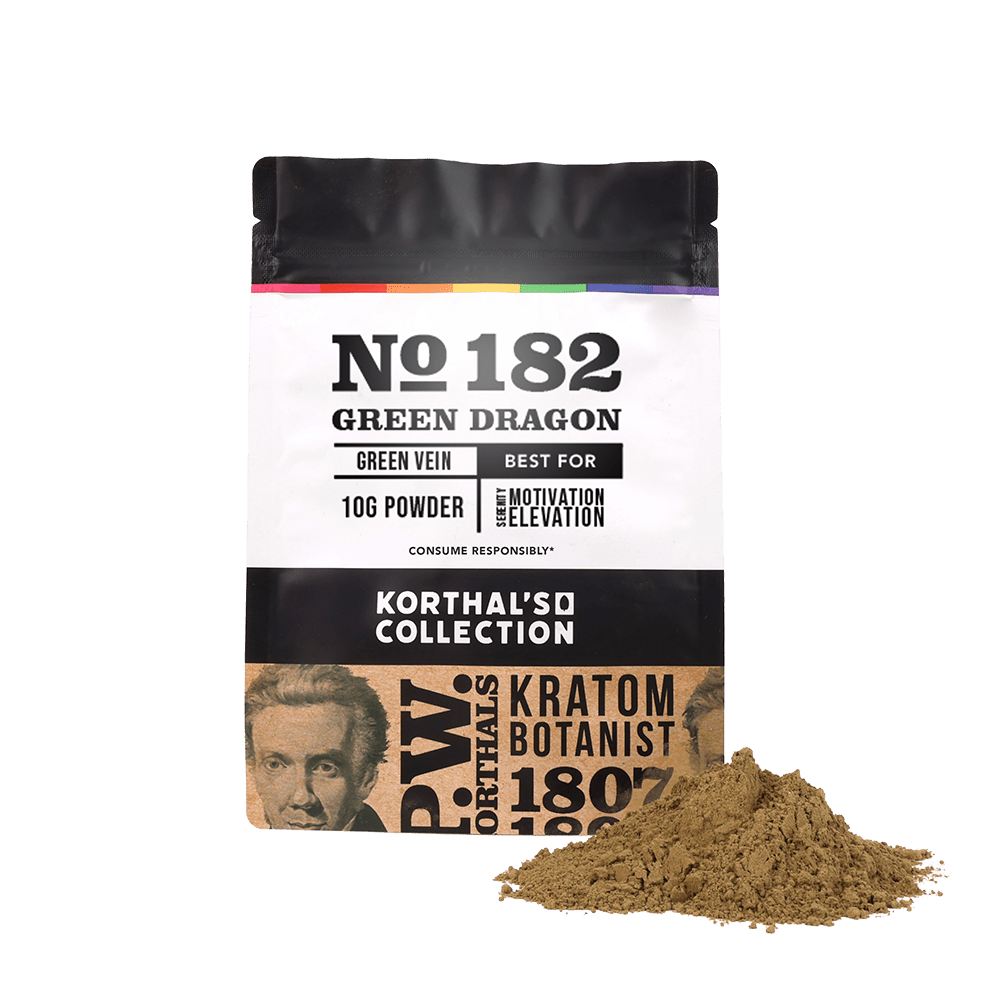 No 182 Green Dragon Kratom Powder - korthals - collection