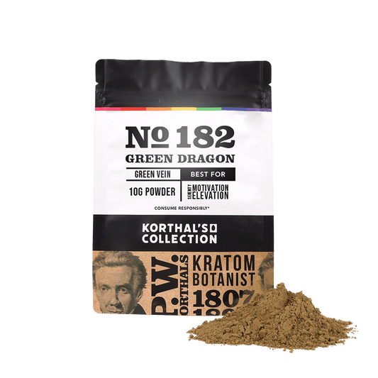 No 182 Green Dragon Kratom Powder - korthals - collection