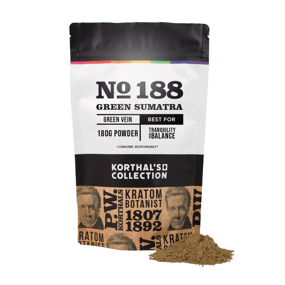 No 188 Green Sumatra Kratom Powder - korthals - collection