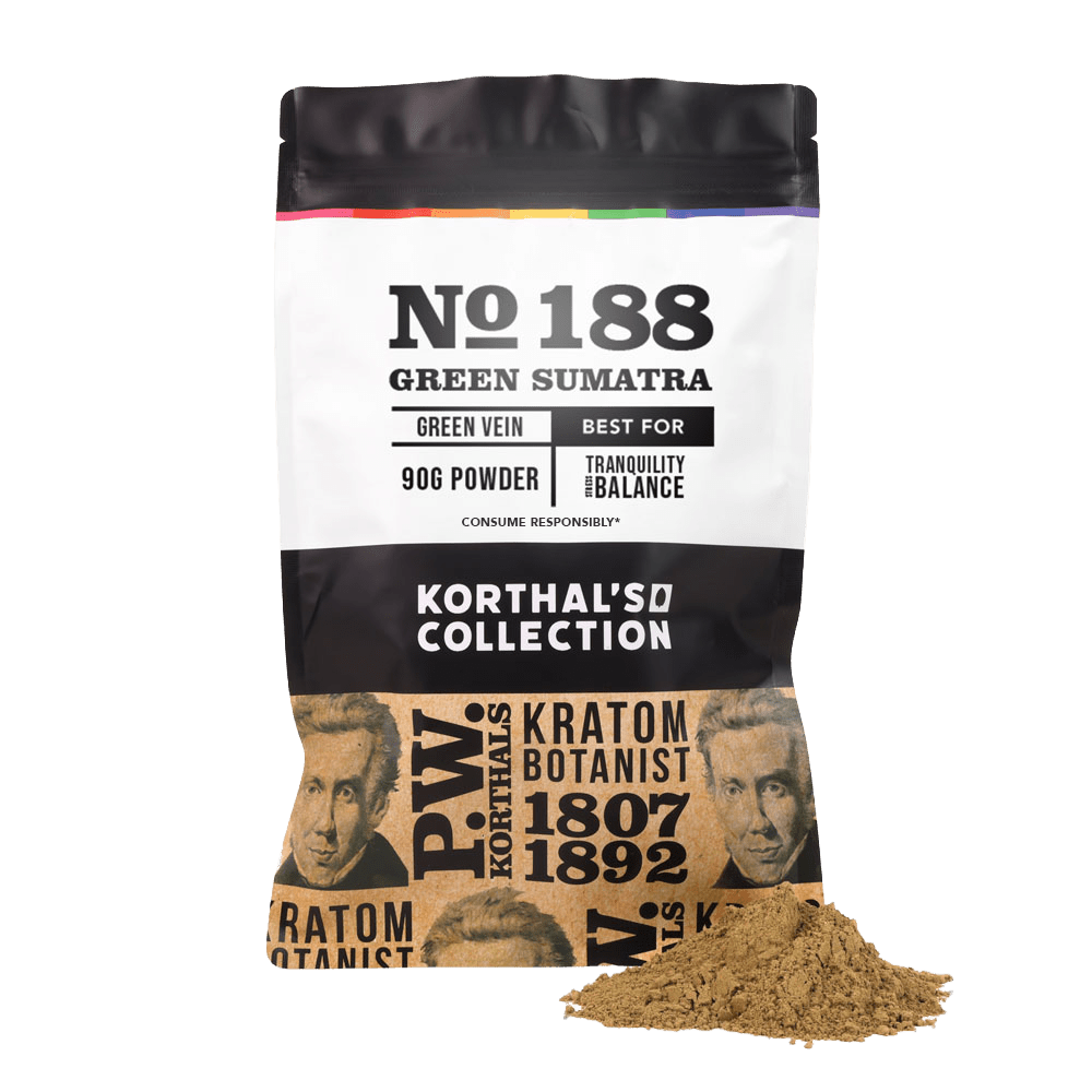No 188 Green Sumatra Kratom Powder - korthals - collection