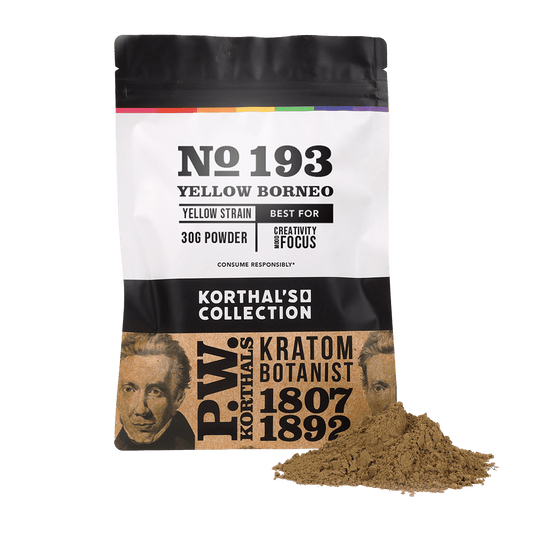 No 193 Yellow Borneo Kratom Powder - korthals - collection