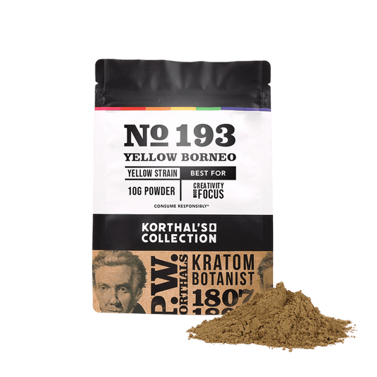 No 193 Yellow Borneo Kratom Powder - korthals - collection