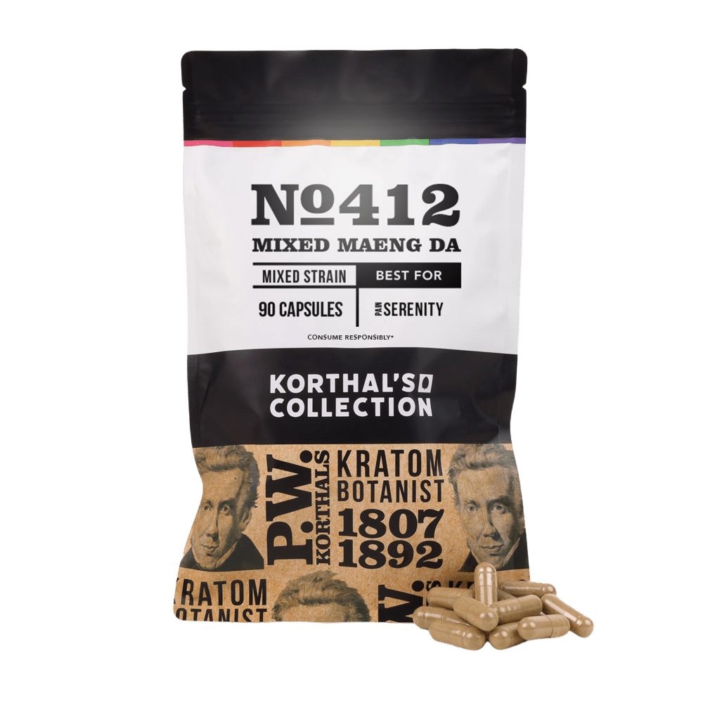 No 412 Mixed Maeng Da Kratom Capsules - korthals - collection