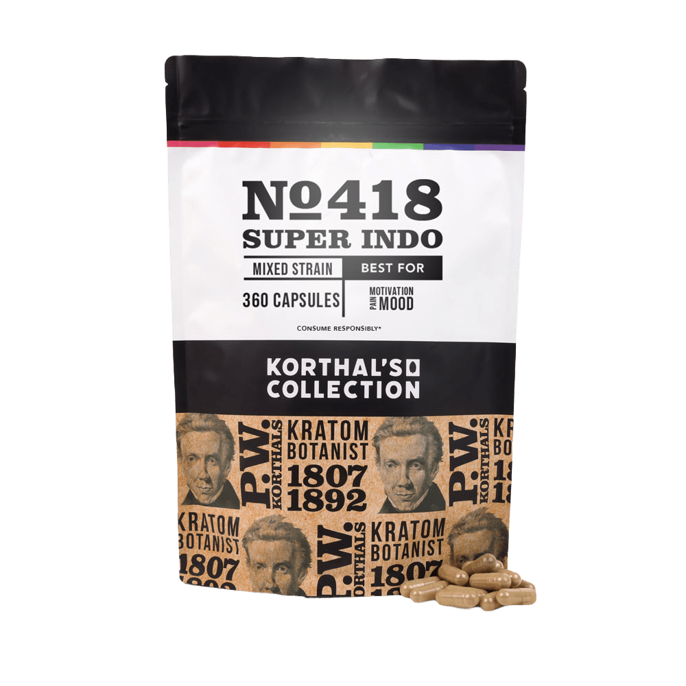 No 418 Super Indo Kratom Capsules - korthals - collection