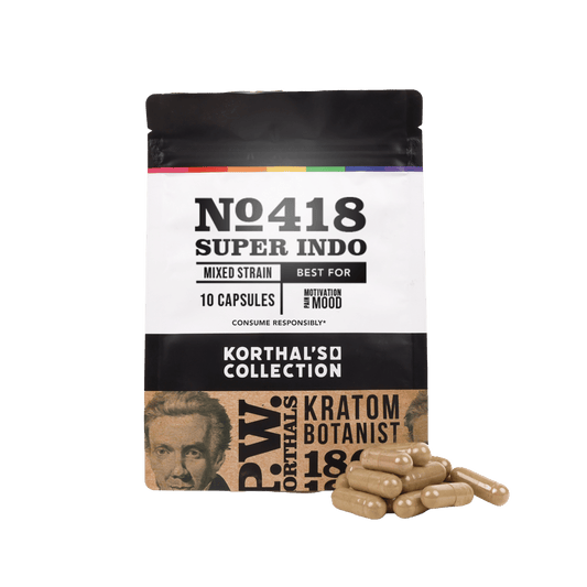 No 418 Super Indo Kratom Capsules - korthals - collection