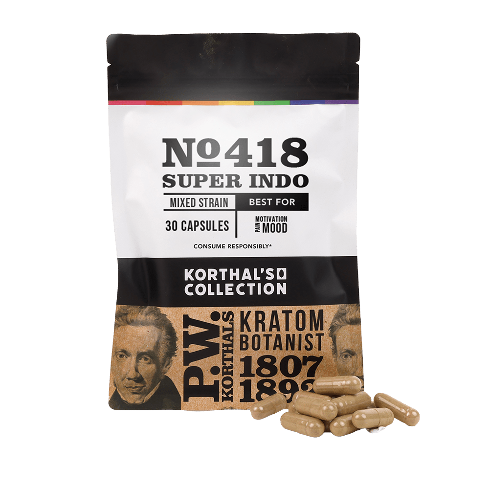 No 418 Super Indo Kratom Capsules - korthals - collection