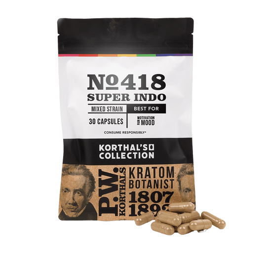 No 418 Super Indo Kratom Capsules - korthals - collection