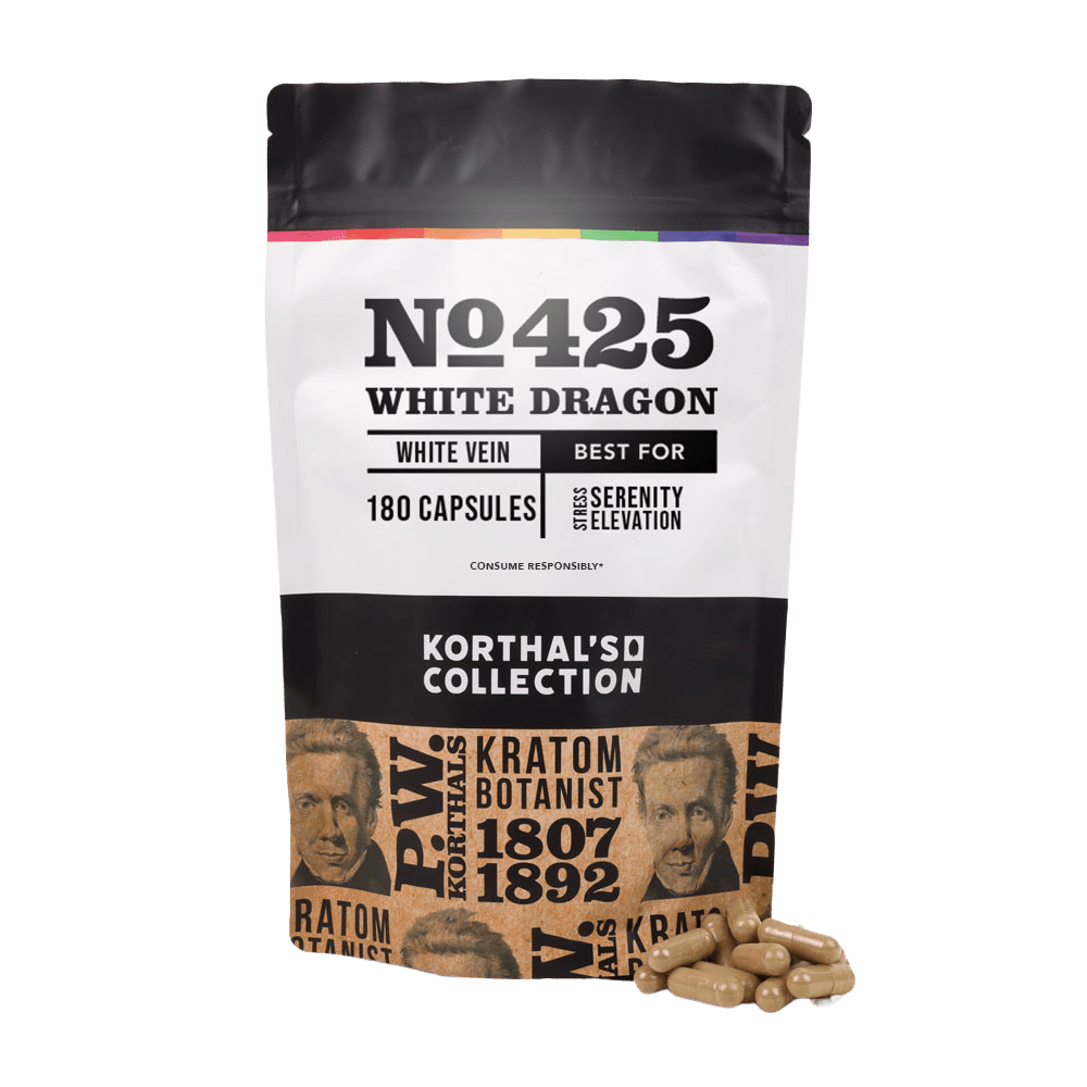 No 425 White Dragon Kratom Capsules - korthals - collection