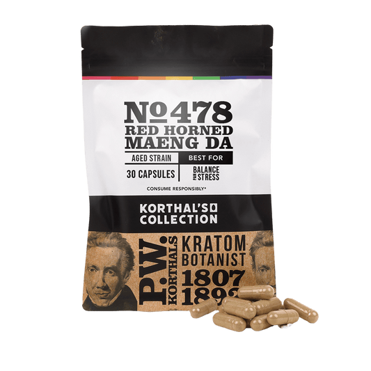 No 478 Red Horned Maeng Da Kratom Capsules - korthals - collection