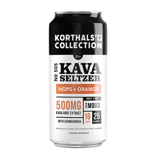 No. 505 Kava Seltzer - Hops + Orange, 4 Pack - korthals - collection