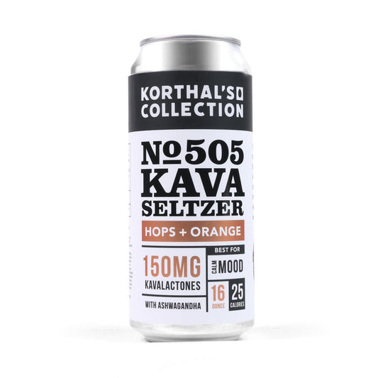 No. 505 Kava Seltzer - Hops + Orange, 4 Pack - korthals - collection