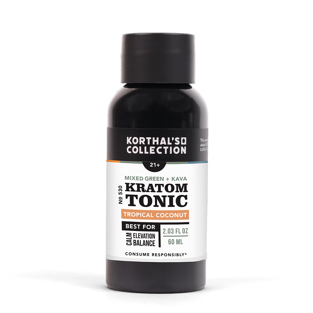 No. 530 Mixed Green Kratom & Kava Tonic, 3 Pack - korthals - collection