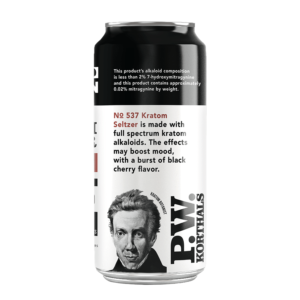 No. 537 Kratom Seltzer Black Cherry - 4 pack - korthals - collection