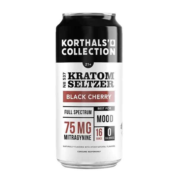 No. 537 Kratom Seltzer Black Cherry - 4 pack - korthals - collection