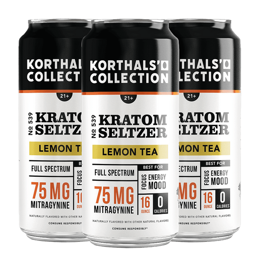 No. 539 Lemon Kratom Seltzer, 4 Pack - korthals - collection