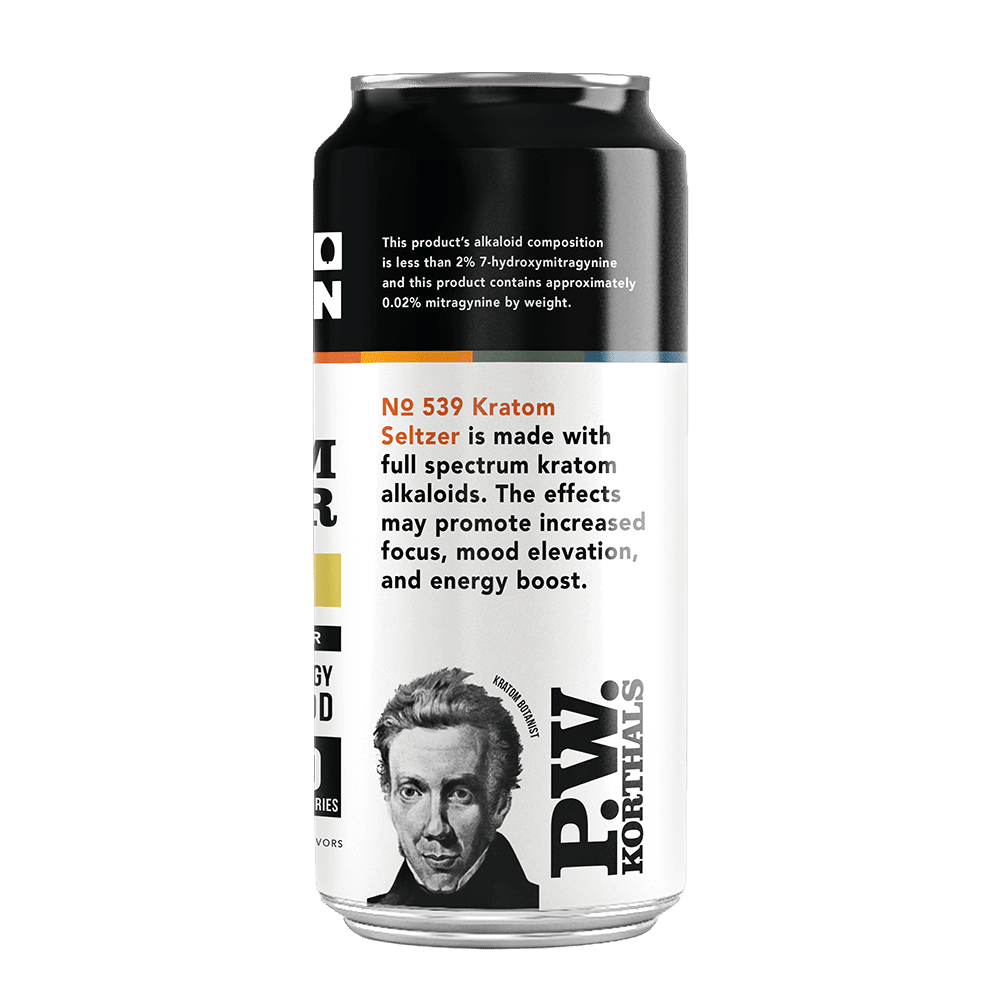 No. 539 Lemon Kratom Seltzer, 4 Pack - korthals - collection
