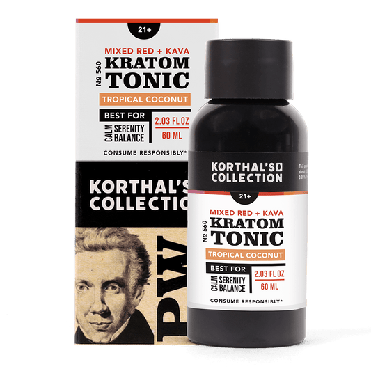 No. 560 Mixed Red Kratom & Kava Tonic, 3 Pack - korthals - collection