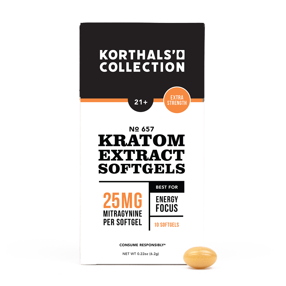 No. 657 Kratom Extract Softgels - korthals - collection