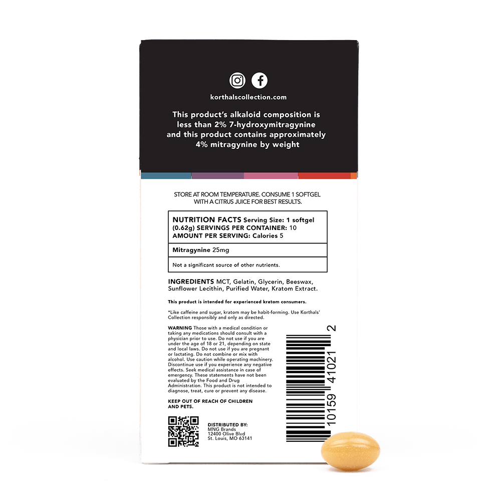No. 657 Kratom Extract Softgels - korthals - collection