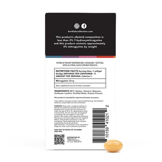 No. 657 Kratom Extract Softgels - korthals - collection