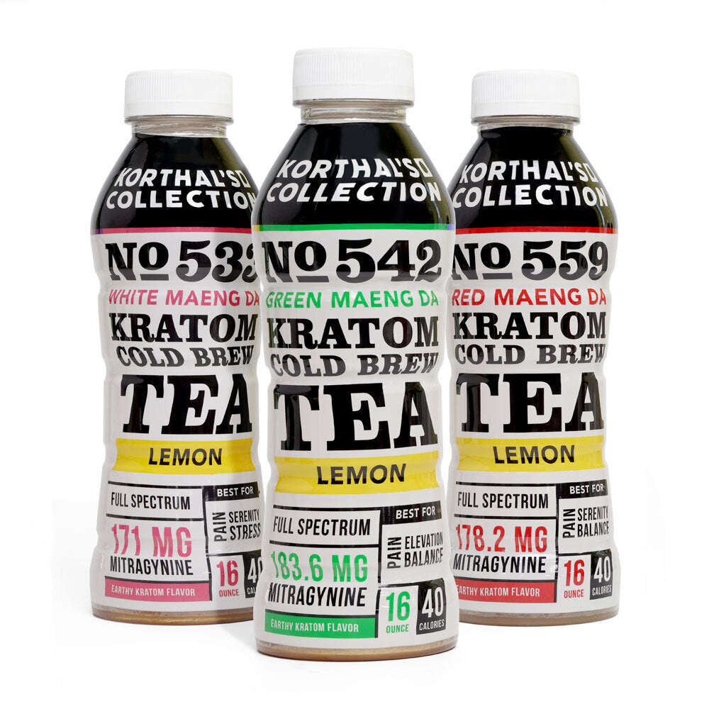 Kratom Cold Brew Teas (3-pack)